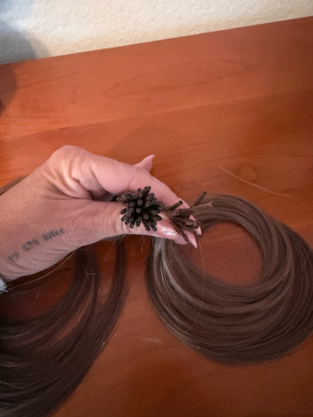 Brown ITip Hair Extensions